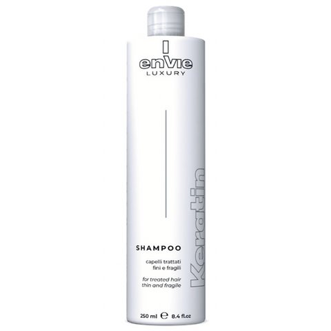 Envie Luxury Shampoo Keratin, Keratynowy Szampon do Włosów po Botoksie, 250ml