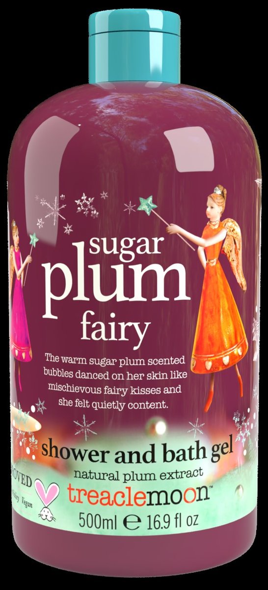 Treaclemoon Sugar Plum Fairy Słodka Śliwka żel pod prysznic i płyn do kąpieli 500 ml
