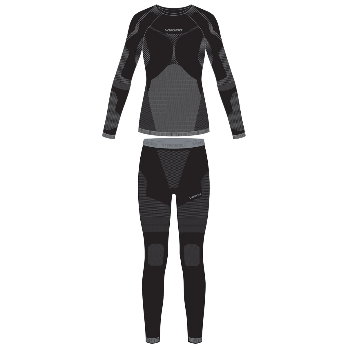 Bielizna damska, VIKING, Volcanica Lady Set, czarna, Rozmiar XS