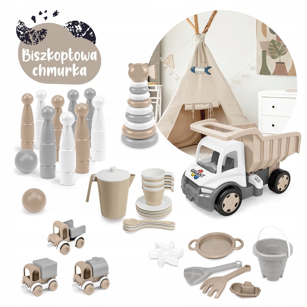 Biszkoptowa Chmurka - zestaw zabawek 6 el. Wader