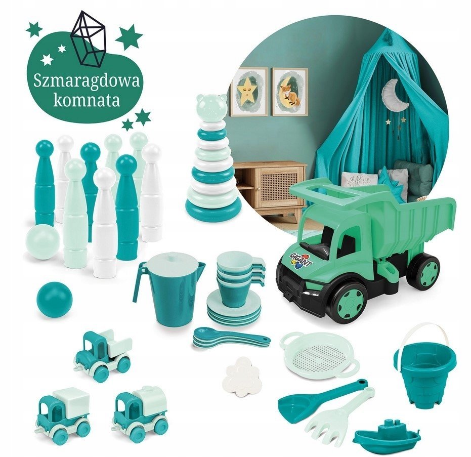 Szmaragdowa Komnata– zestaw zabawek 6 el. Wader