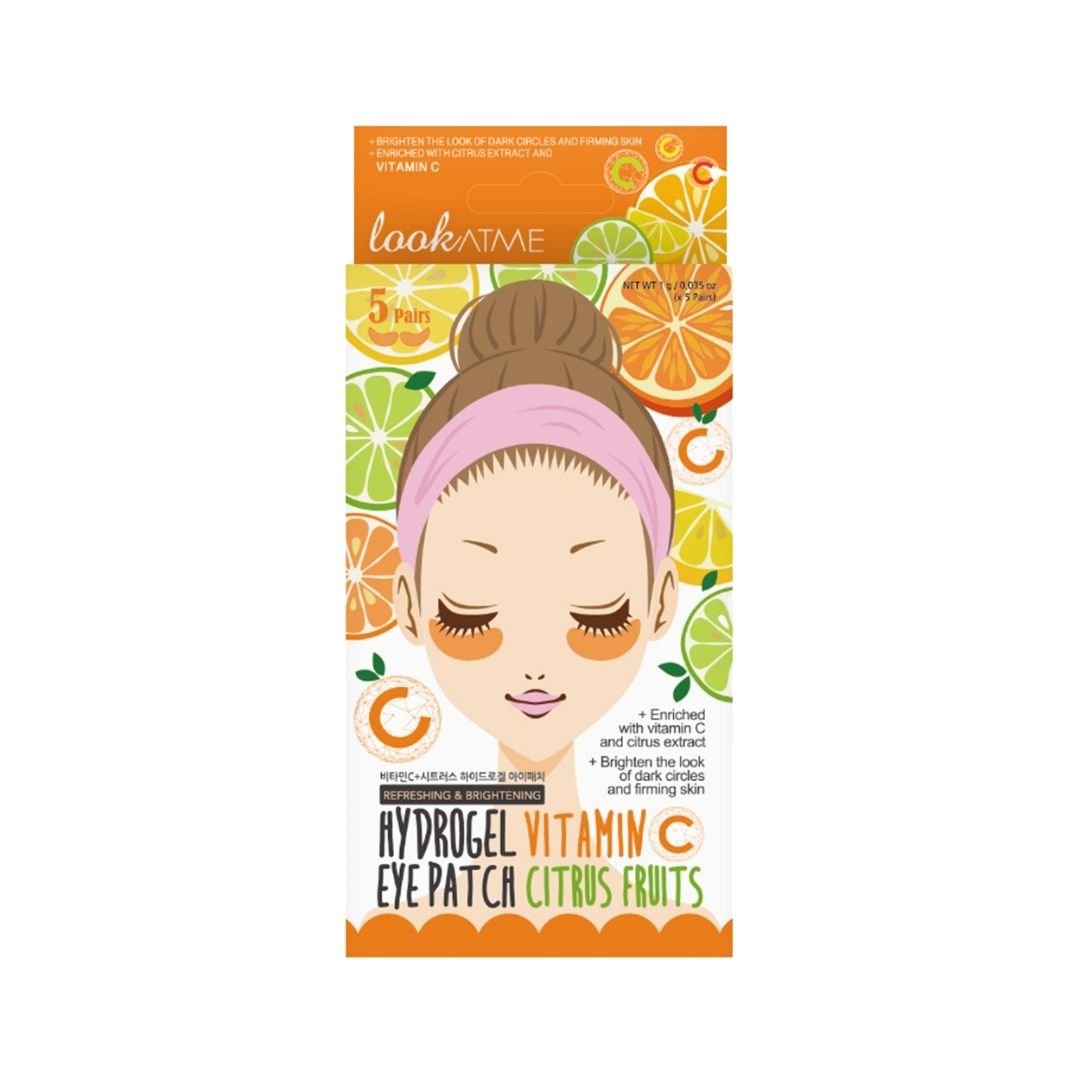 Look At Me, Hydrogel Eye Patch Vitamin C & Citrus Fruits, Płatki Pod Oczy Z Witaminą C, 10 Szt.