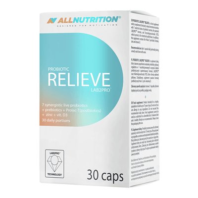 Allnutrition, Probiotic Relieve Lab2pro, 30 Kaps.