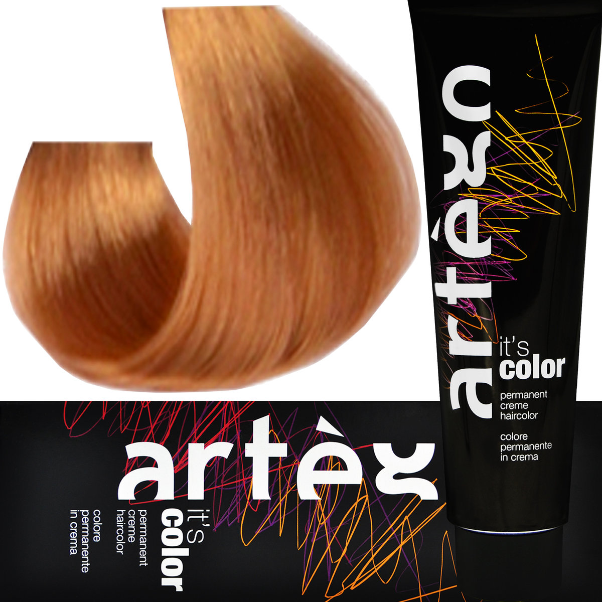 Artego farba IT`S COLOR ac 8,34 > 8GK jasnozłoty miedziany blond