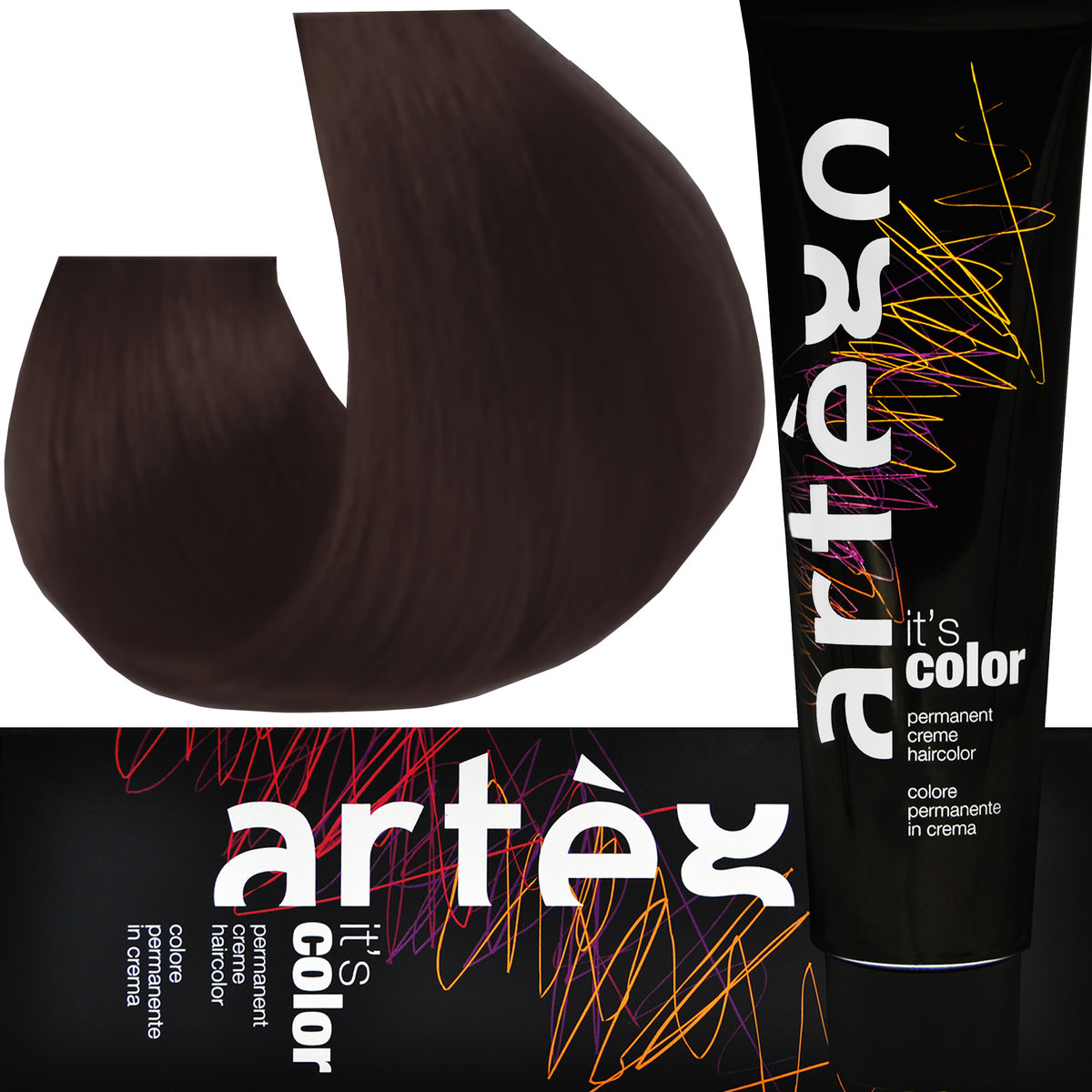 Artego farba IT`S COLOR ac 6,72 > 6MV ciemnobrązowy irysowy blond 150ml