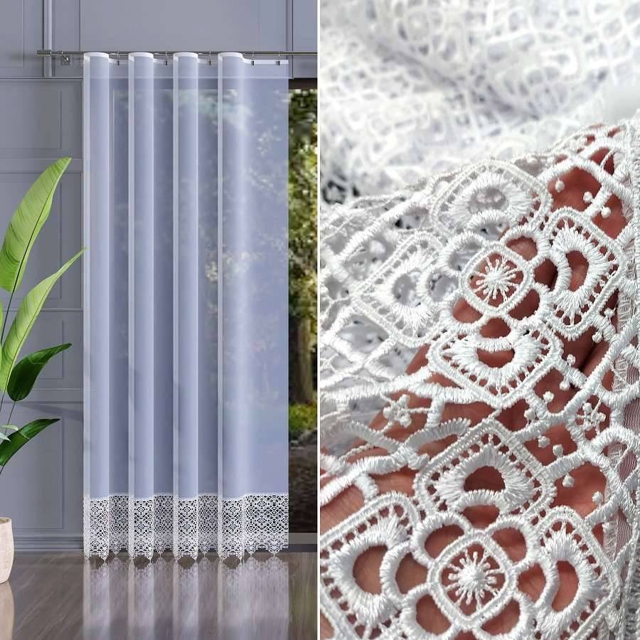 Firanka woalowa gotowa Adrianna przelotki 150 x 250cm 150 x 250 [cm]
