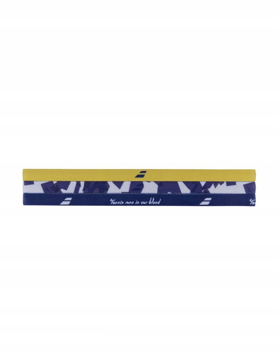Opaska na głowę Babolat Elastic W x6 granat/żółta