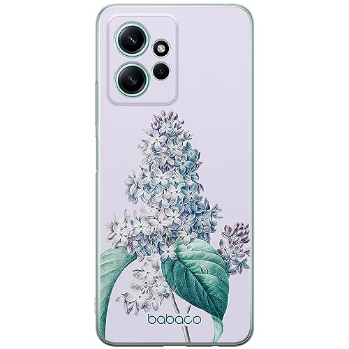 ERT GROUP etui na telefon Xiaomi REDMI NOTE 12 4G, case oryginalny i oficjalnie licencjonowany przez Babaco, wzór Flowers 024, optymalnie dopasowane, plecki z TPU