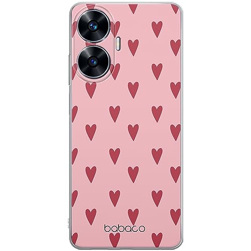 ERT GROUP etui na telefon Realme C55, case oryginalny i oficjalnie licencjonowany przez Babaco, wzór Hearts 004, optymalnie dopasowane, plecki z TPU