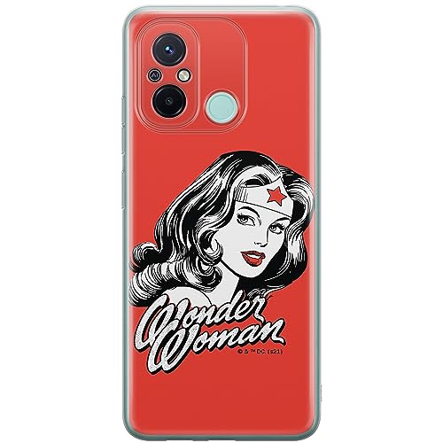 ERT GROUP etui na telefon Xiaomi REDMI 12C/ REDMI 11A, case oryginalny i oficjalnie licencjonowany przez DC, wzór Wonder Woman 023, optymalnie dopasowane, plecki z TPU