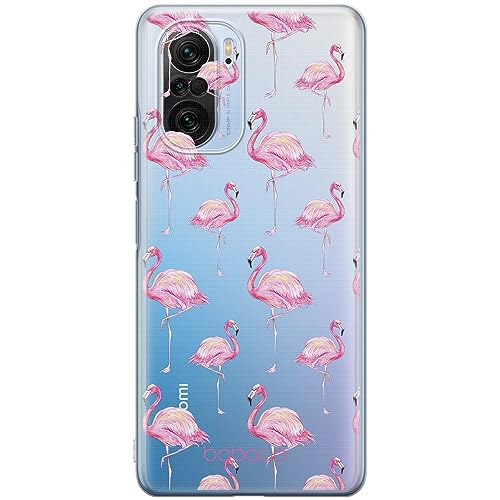 ERT GROUP etui na telefon Xiaomi MI 11i/ REDMI K40/K40 PRO/POCO F3/ F3 PRO, case oryginalny i oficjalnie licencjonowany przez Babaco, wzór Flamingo 005, plecki z TPU częściowo przeźroczyste