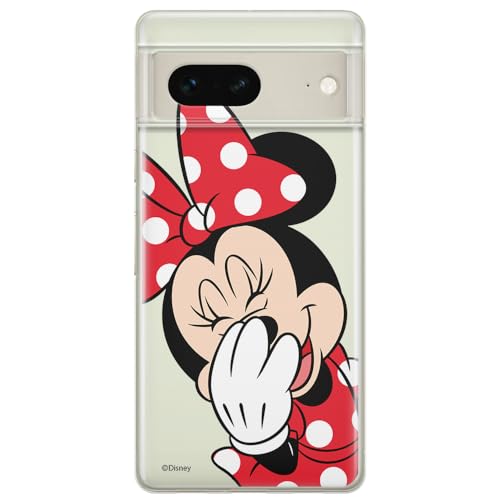 ERT GROUP etui na telefon Google PIXEL 7, case oryginalny i oficjalnie licencjonowany przez Disney, wzór Minnie 006, optymalnie dopasowane, plecki z TPU częściowo przeźroczyste