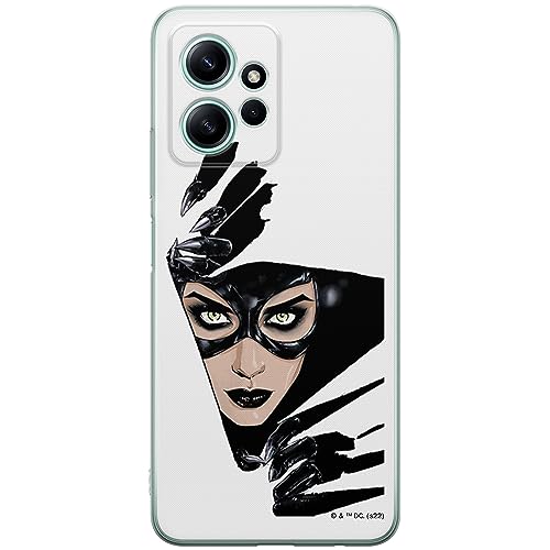 ERT GROUP etui na telefon Xiaomi REDMI NOTE 12 4G, case oryginalny i oficjalnie licencjonowany przez DC, wzór Catwoman 008, optymalnie dopasowane, plecki z TPU