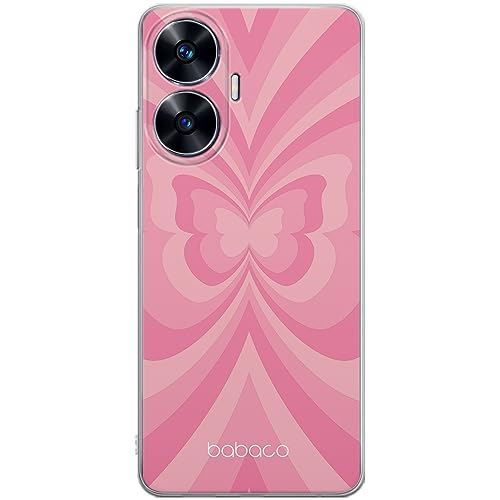 ERT GROUP etui na telefon Realme C55, case oryginalny i oficjalnie licencjonowany przez Babaco, wzór Butterflies 001, optymalnie dopasowane, plecki z TPU