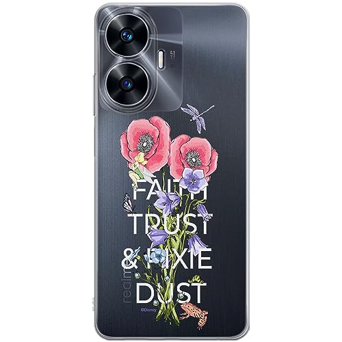 ERT GROUP etui na telefon Realme C55, case oryginalny i oficjalnie licencjonowany przez Disney, wzór Tinker Bell 003, optymalnie dopasowane, plecki z TPU częściowo przeźroczyste