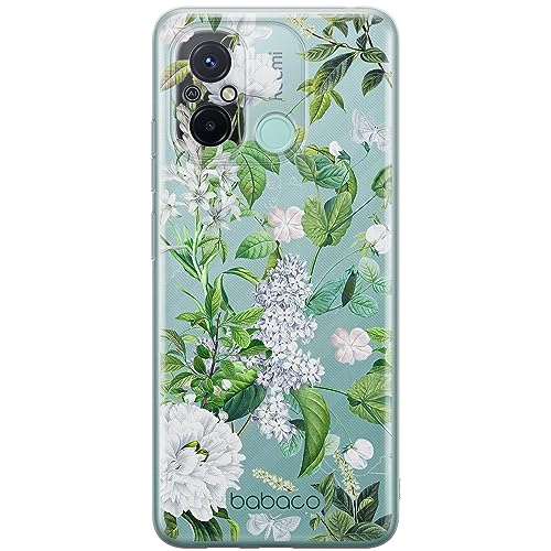 ERT GROUP etui na telefon Xiaomi REDMI 12C/ REDMI 11A, case oryginalny i oficjalnie licencjonowany przez Babaco, wzór Flowers 038, optymalnie dopasowane, plecki z TPU częściowo przeźroczyste