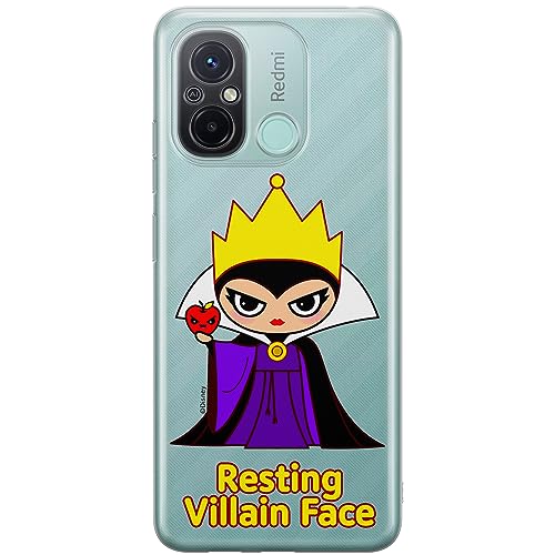 ERT GROUP etui na telefon Xiaomi REDMI 12C/ REDMI 11A, case oryginalny i oficjalnie licencjonowany przez Disney, wzór The Evil Queen 002, optymalnie dopasowane, plecki z TPU częściowo przeźroczyste