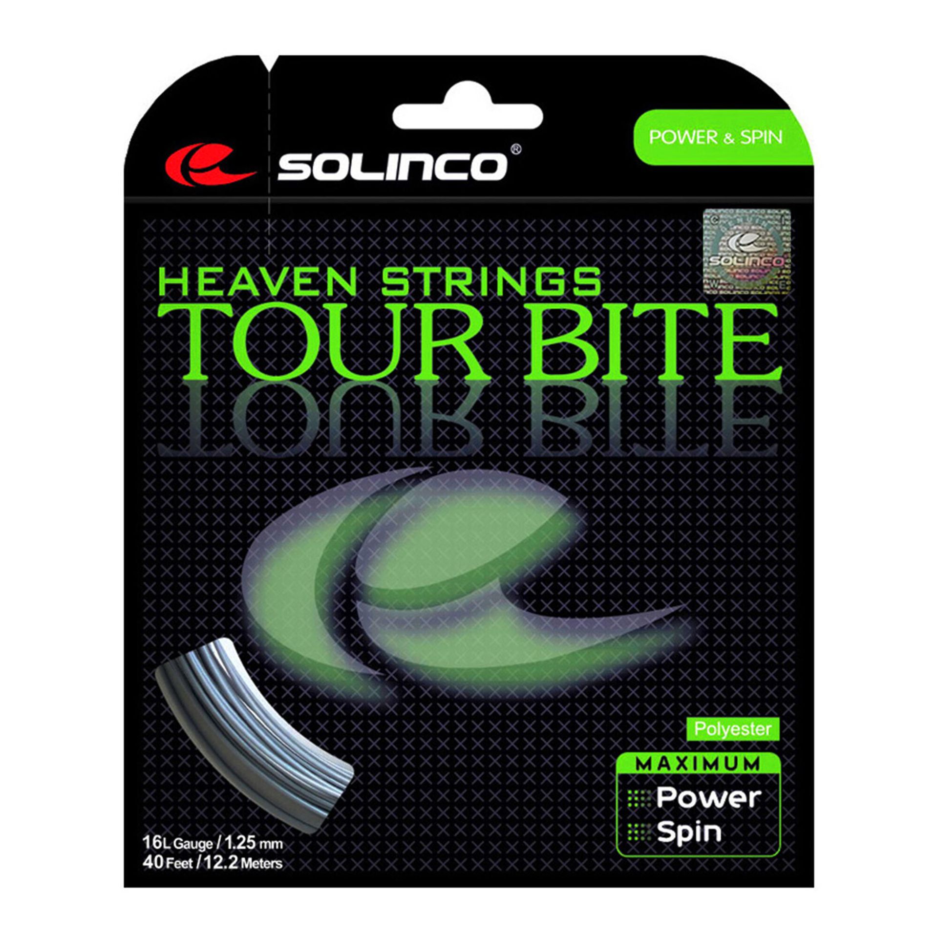 Solinco Zestaw Tour Bite struny, srebrny, 12.2 m, 0555020120200010 FBA_S-TB-16LS-1,25 mm (FBA_S-TB-16LS-1,25  mm)