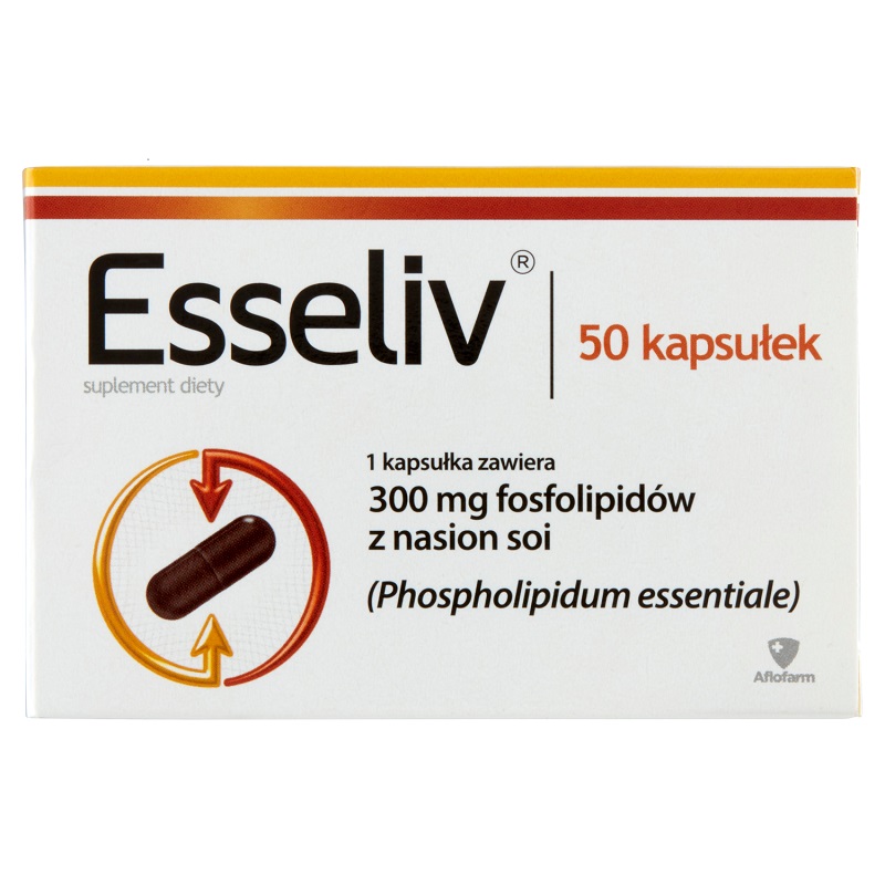 Esseliv, 50 kapsułek - Data ważności:13.7.2022