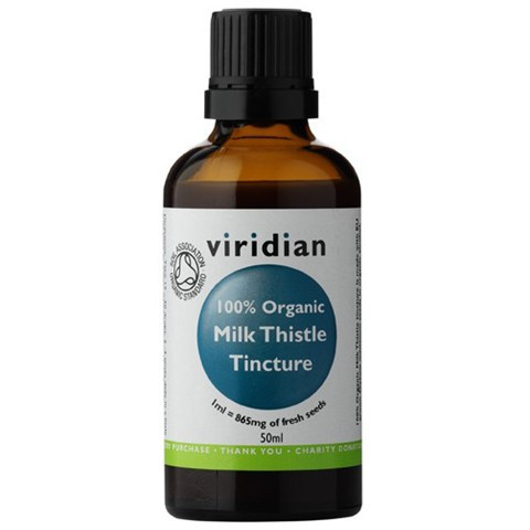 Viridian Ostropest Krople Ziołowe Ekologiczne (50ml) Viridian