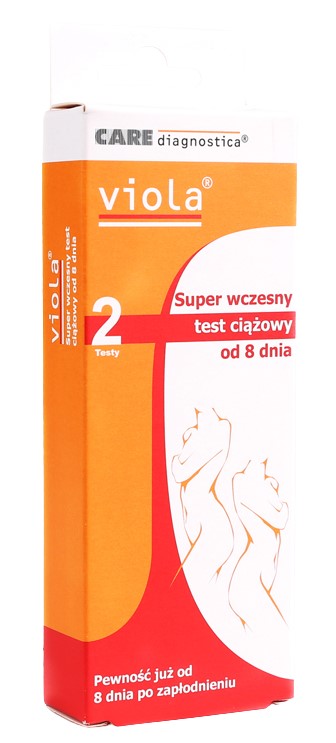 Viola Test ciążowy Super wczesny, 2 sztuki /Farmabol/
