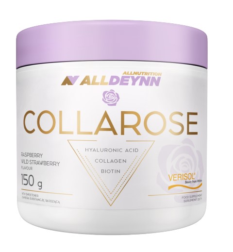 Allnutrition Alldeynn CollaRose Raspberry Wild Strawberry Proszek 150 g