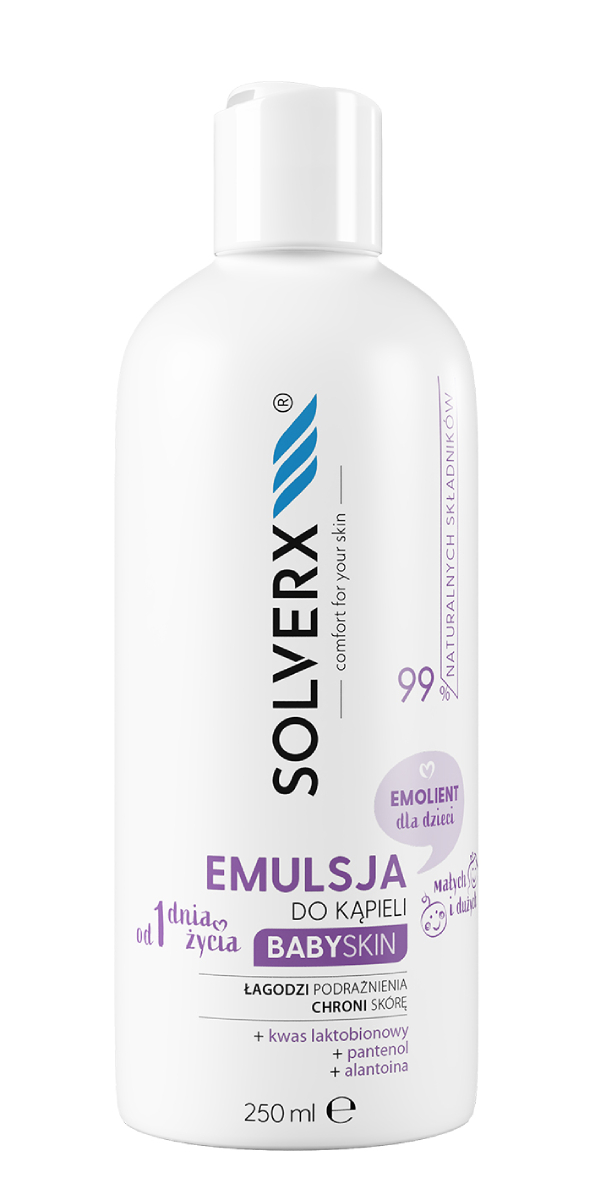 Solverx Baby Skin - Emulsja do kąpieli 250ml