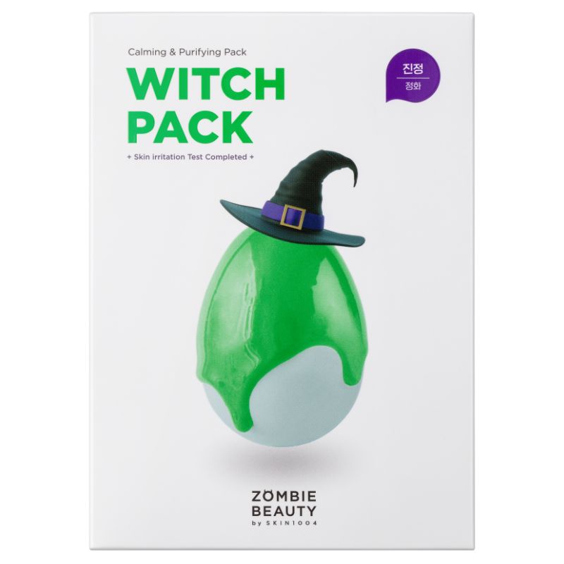 SKIN1004 Zombie Beauty Witch - Pack Głęboko oczyszczająca maska z zieloną herbatą 8x15g