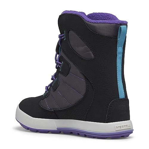 Merrell Snow Bank 4.0 WTRPF śniegowce, czarne/fioletowe/turkusowe, 39 EU, Black Purple Turq, 39 eu