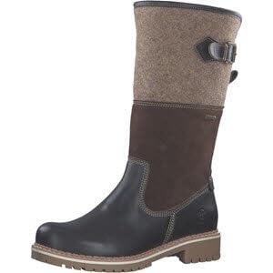 Tamaris Damskie botki 1-1-26432-41, Mocca Comb, 40 EU