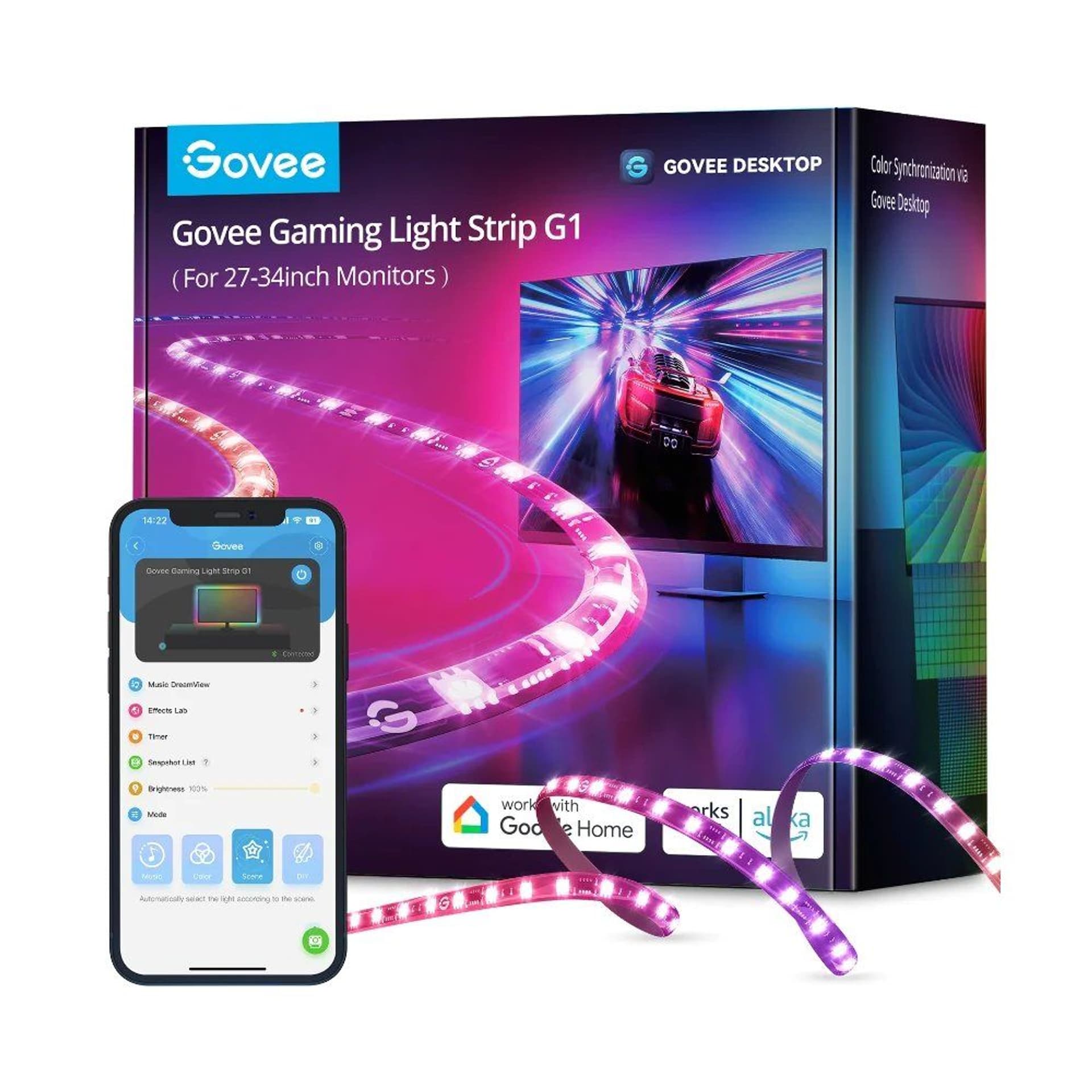 GOVEE H6609 GAMING LIGHT STRIP G1 FOR 27-34