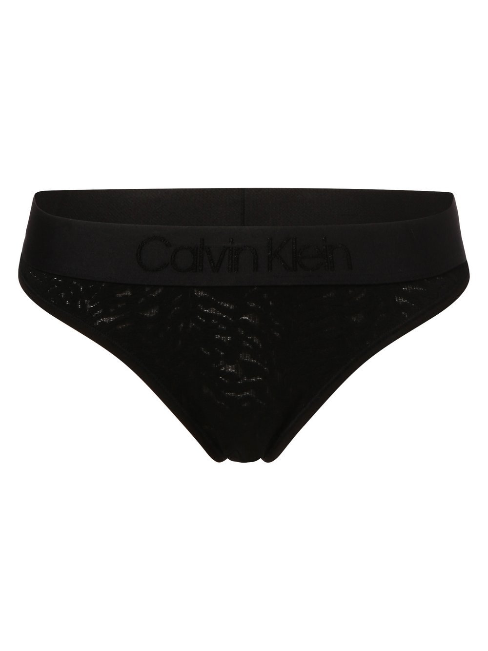 Calvin Klein - Stringi damskie, czarny