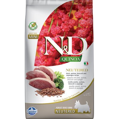 Farmina N&D Quinoa DOG Neutered Adult Mini Duck&Broccoli 2,5kg