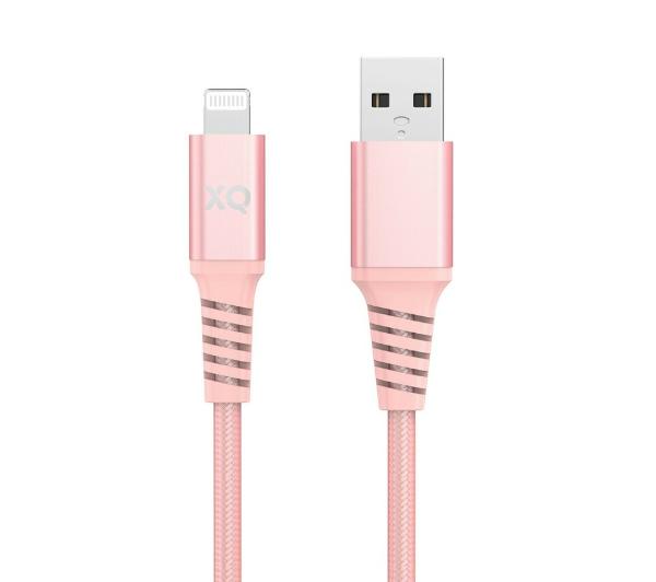 Xqisit Lightning - USB A 2.0 2m (różowy)
