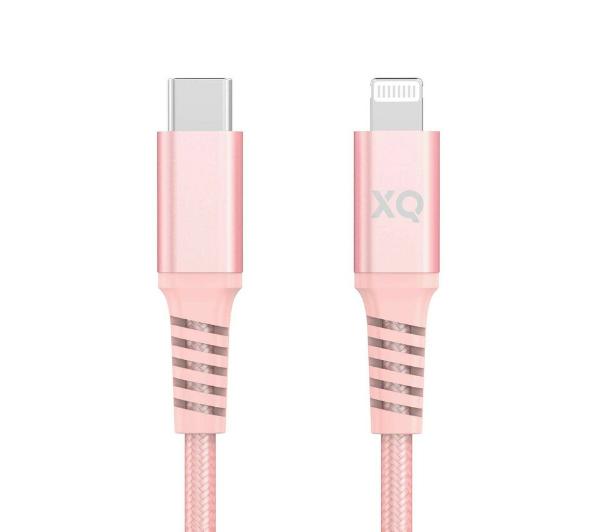 Xqisit Lightning - USB C 2.0 2m (różowy)