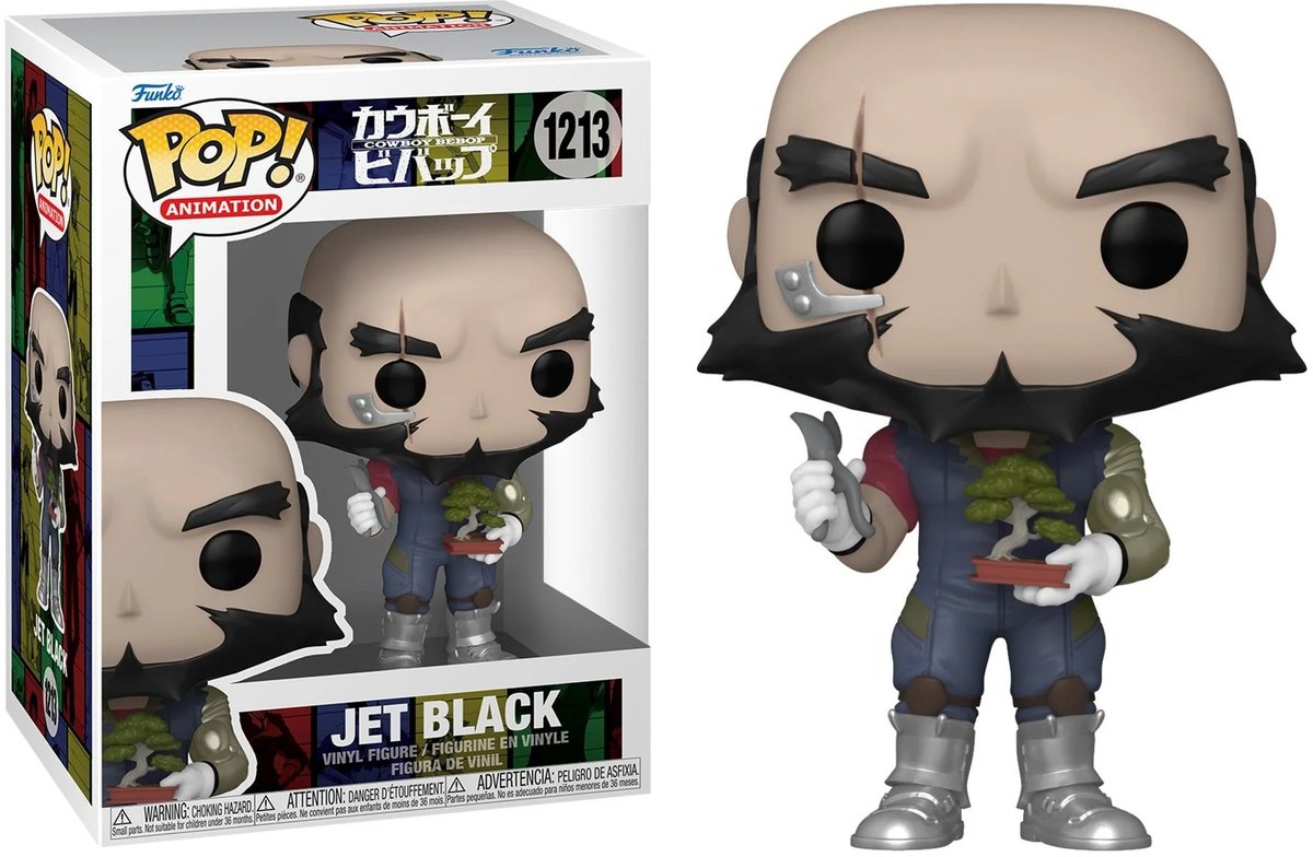 FUNKO POP Animation: Cowboy Bebop- Jet w/Bonsai