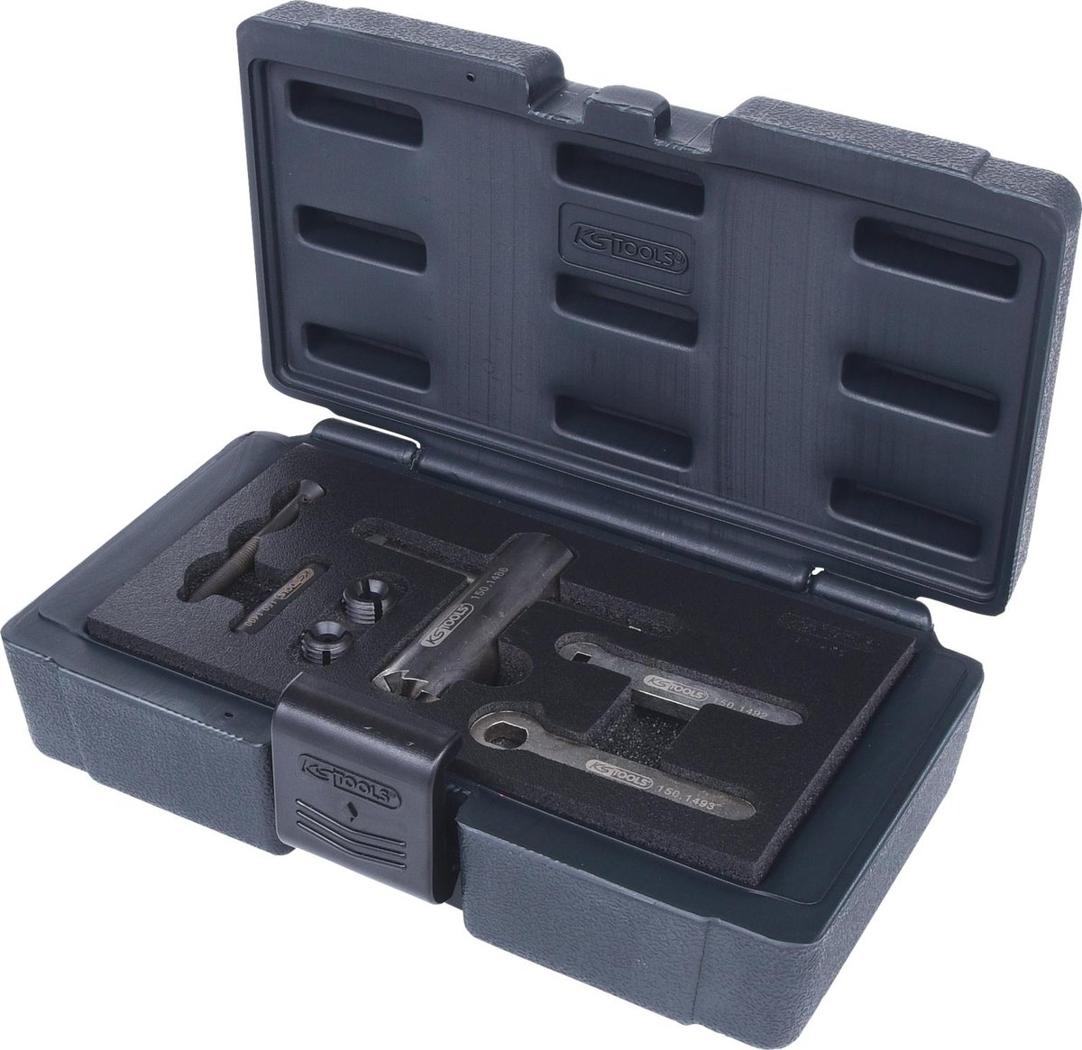 KS TOOLS Zestaw do planowania gniazd uszczelek spustu oleju, 6-szt