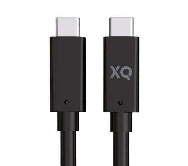 Xqisit USB-C - USB-C 3.1 1,5m (czarny)