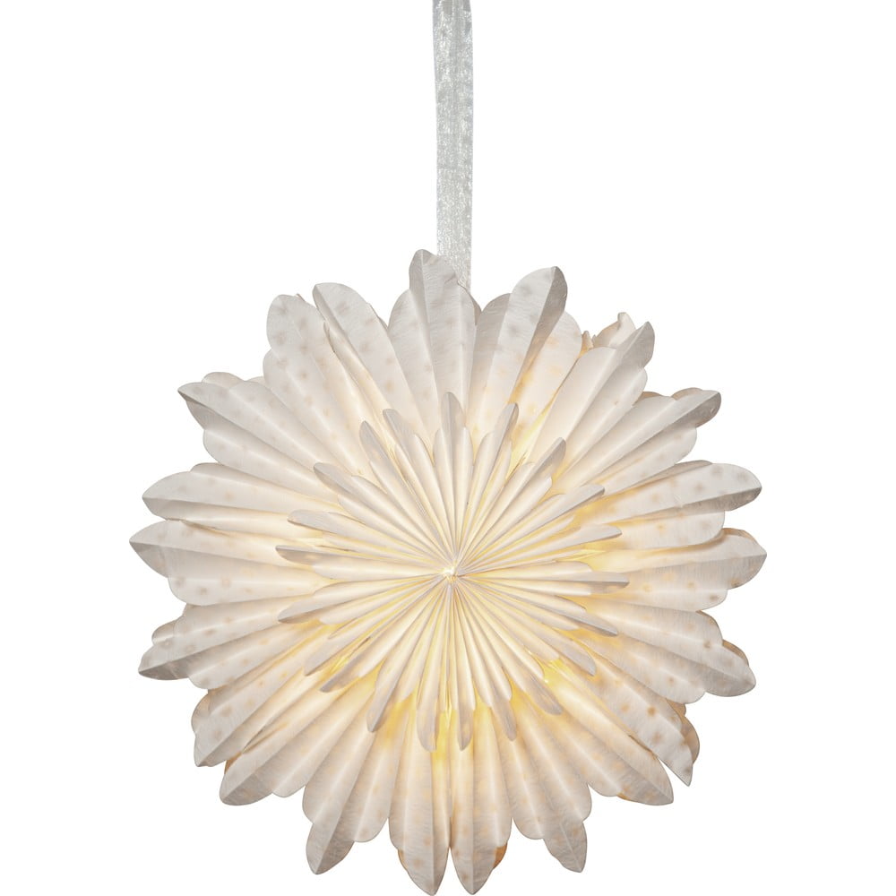 Biała dekoracja świetlna ze świątecznym motywem Cloud – Star Trading