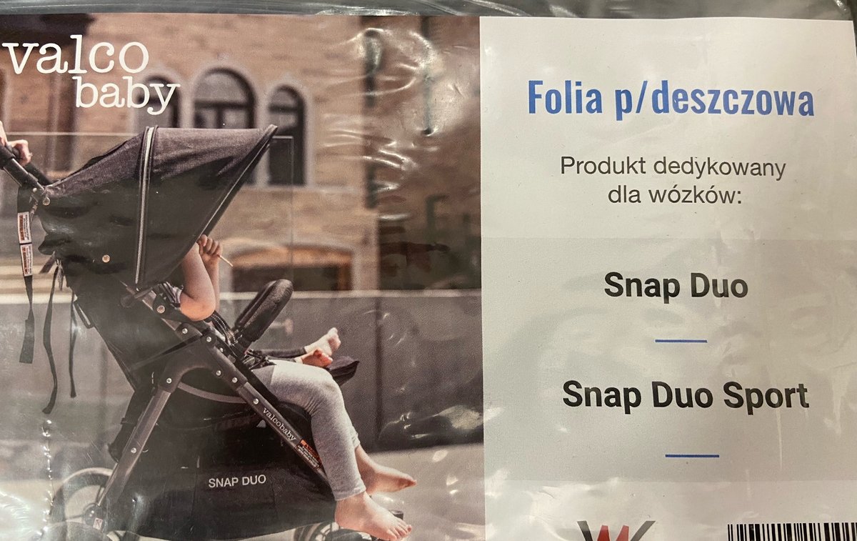 Valco Baby Folia Przeciwdeszczowa Snap Duo / Snap Duo Sport