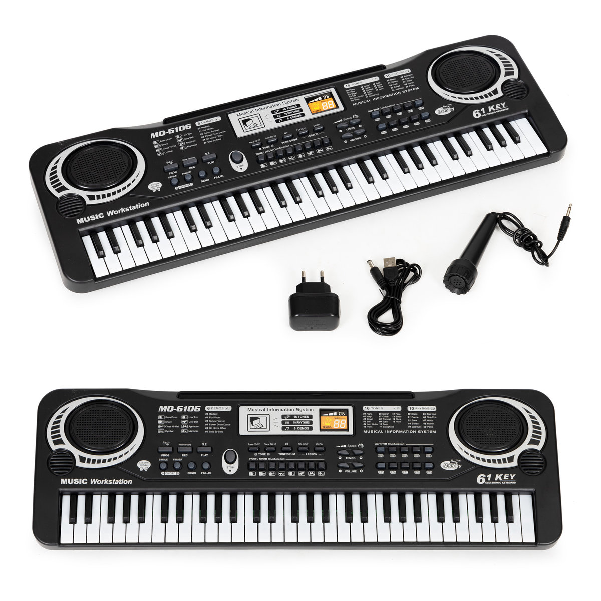 Keyboard Pianino Elektryczne Z Mikrofonem Dla Dzieci