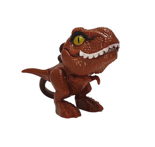 Brelok Gryzący Dinozaur - Brązowy