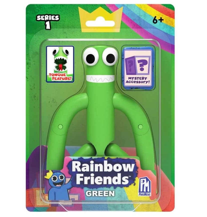 Rainbow Friends Green Zielony Roblox  Figurka  Akcji