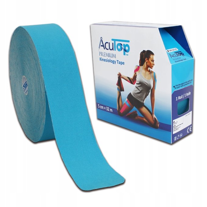 ACUTOP PREMIUM KINESIOGY TAPE - NIEBIESKI 32M