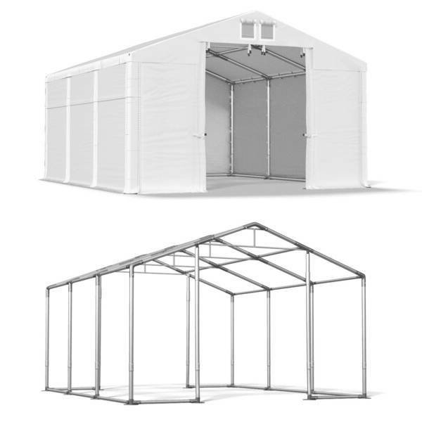 Namiot Magazynowy Całoroczny 5x6x2,5 Biały WINTER MSD