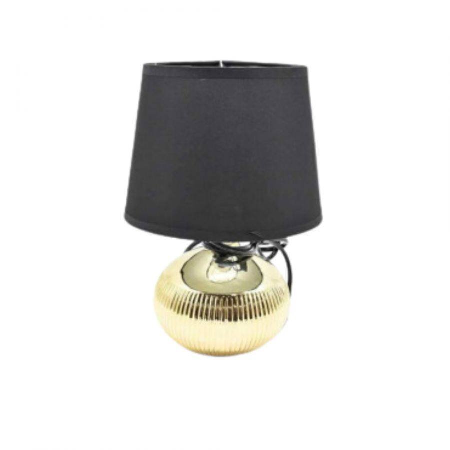 Lampka ceramiczna Glamour Olivia złota złoty