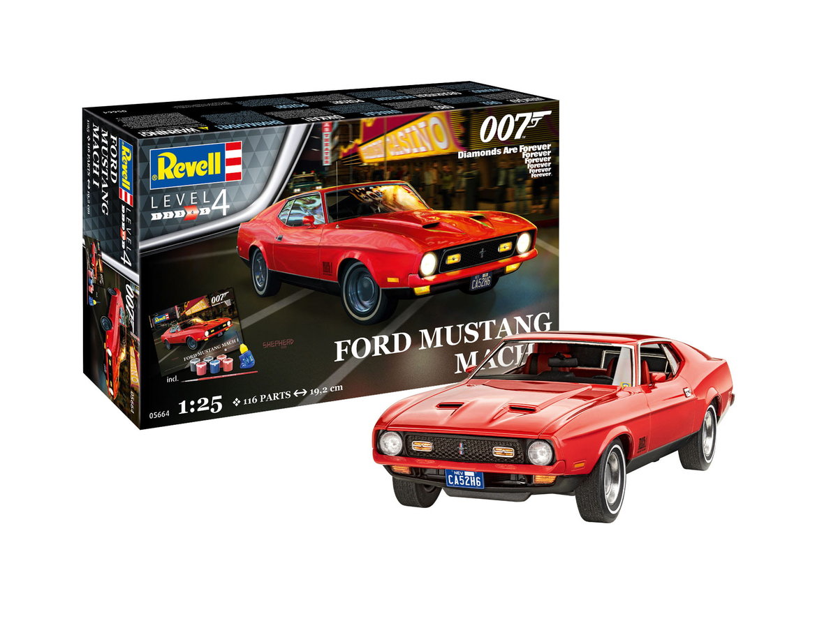 Revell Ford Mustang Mach 1 - James Bond 007 Diamonds Are Forever 1:25  05664