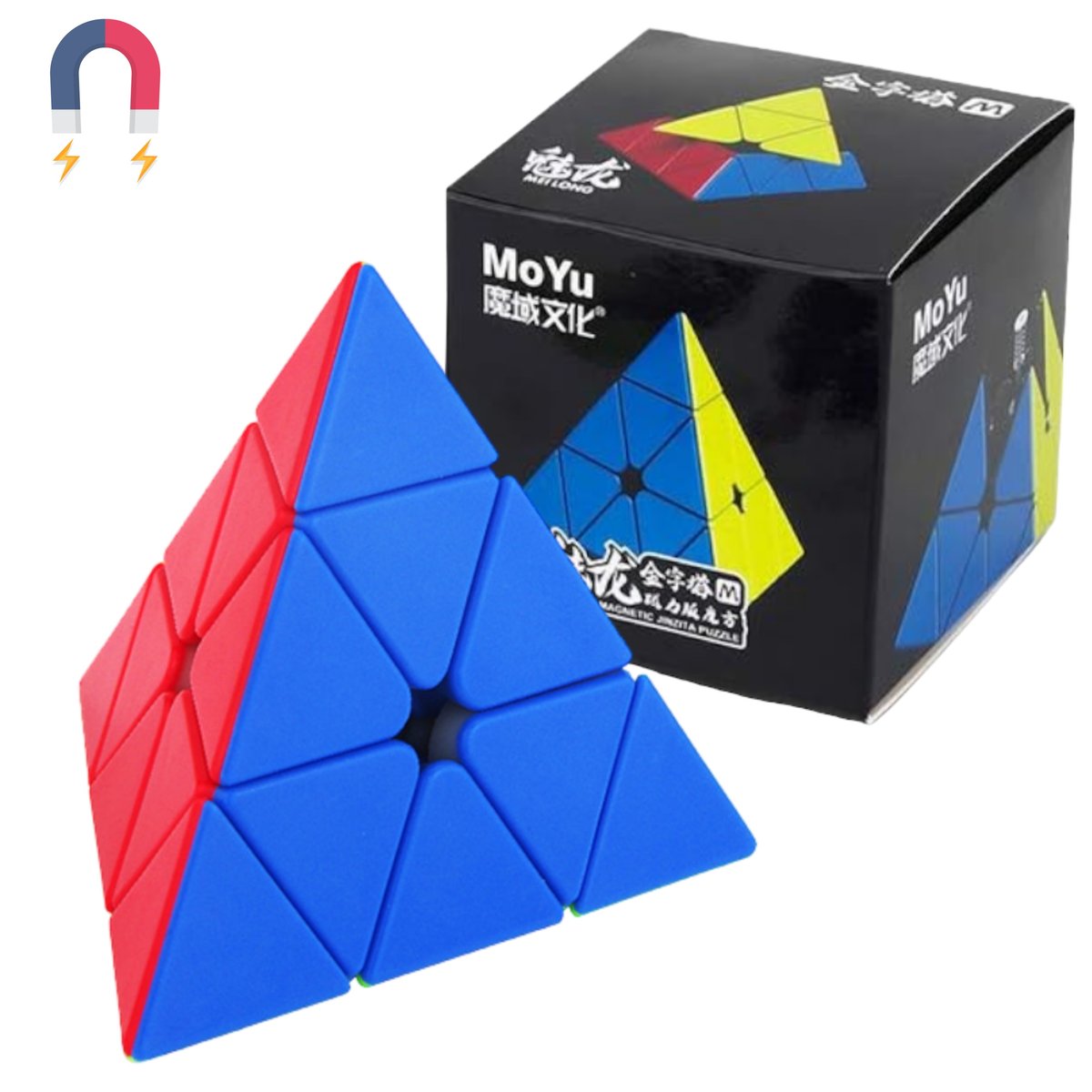 Magnetyczna Kostka Rubika MoYu Pyraminx - Piramida Oryginalna