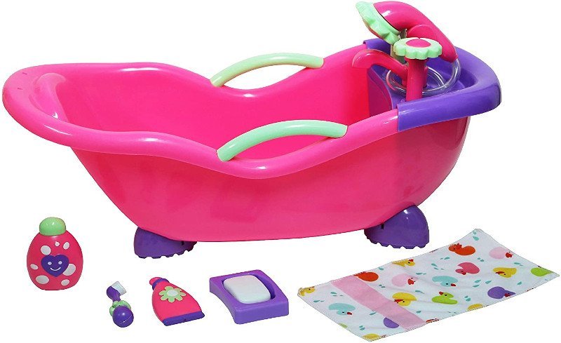 Duża Wanienka dla Lalek wraz z Akcesoriami - JC Toys (Berenguer)