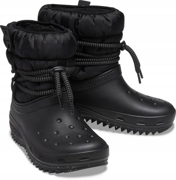 Damskie Buty Zimowe Ocieplane Śniegowce Crocs Classic Neo Puff Luxe 34-35
